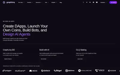Website screenshot of GraphLinq (2026-04-26)