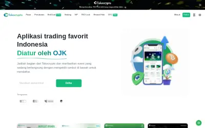 Website screenshot of Tokocrypto (2026-05-30)