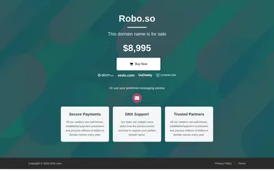 Website screenshot of Robo Token (2026-05-20)