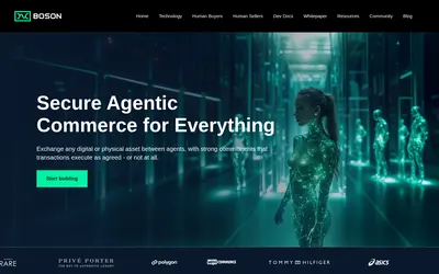 Website screenshot of Boson Protocol (2026-05-21)