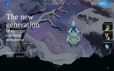 Website screenshot of Revomon (2026-04-25)