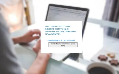 Website screenshot of Wrapped NewYorkCoin (2026-05-23)