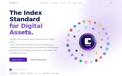 Website screenshot of Cryptex Finance (2026-05-30)