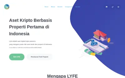 Website screenshot of Lyfe Land (2026-05-30)