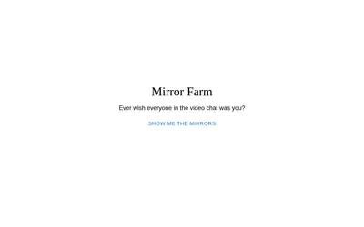 Website screenshot of Mirror (2026-05-19)