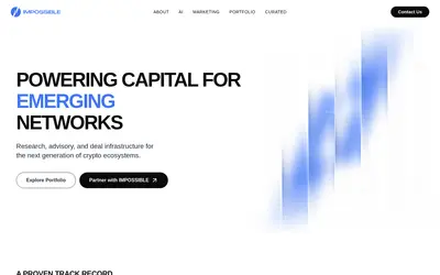 Website screenshot of Impossible Finance (2026-05-20)