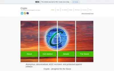 Website screenshot of Crypto (2026-05-21)