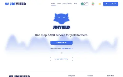 Website screenshot of JDI Token (2026-05-30)