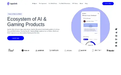 Website screenshot of Ispolink (2026-05-23)