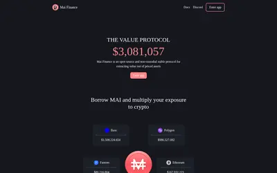 Website screenshot of Qi Dao (2026-05-22)