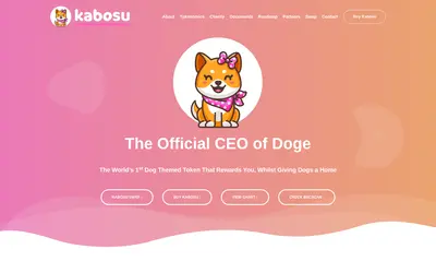 Website screenshot of Kabosu (2026-04-26)