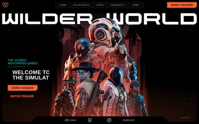 Website screenshot of Wilder World (2026-05-20)