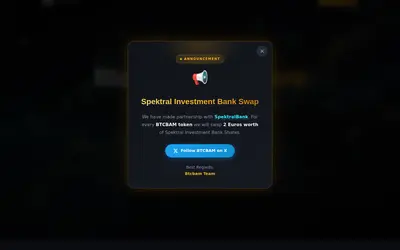 Website screenshot of BitcoinBam (2026-04-25)