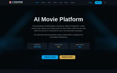 Website screenshot of MovieCash (2026-06-24)