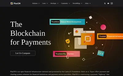 Website screenshot of PlatON Network (2026-04-25)