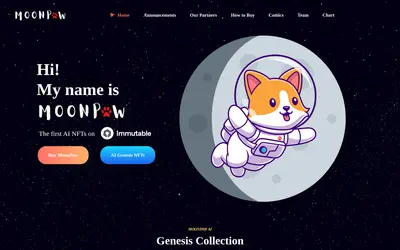 Website screenshot of MoonPaw (2026-05-20)