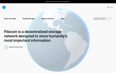 Website screenshot of Binance-Peg Filecoin (2026-04-25)