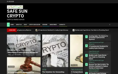 Website screenshot of SafeSun (2026-05-23)