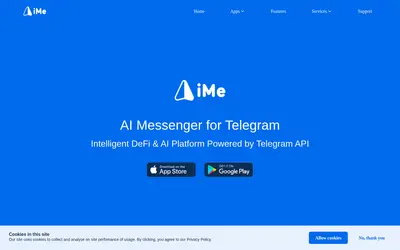 Website screenshot of iMe Lab (2026-04-26)