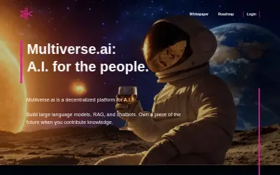 Website screenshot of Multiverse (2026-05-30)
