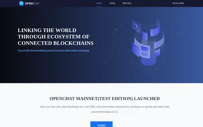 Website screenshot of ChatCoin (2026-04-25)