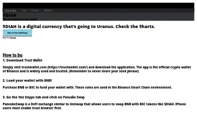 Website screenshot of DiarrheaCoin (2026-05-30)