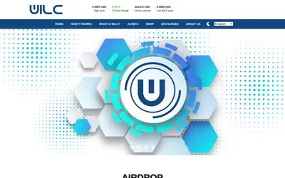 Website screenshot of Wrapped ILCOIN (2026-05-22)
