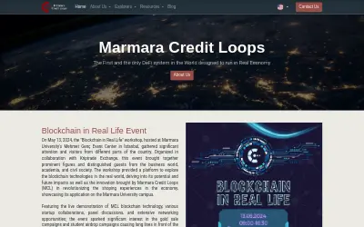 Website screenshot of Marmara Credit Loops (MCL Coin) (2026-05-23)