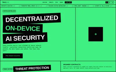 Website screenshot of TBCC (2026-04-23)