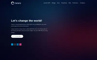 Website screenshot of Canary (2026-05-30)