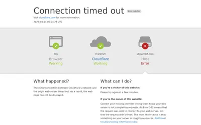 Website screenshot of Ubiq (2026-04-24)
