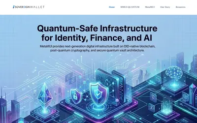 Website screenshot of MetaMUI (2026-05-21)