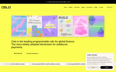 Website screenshot of Celo Euro (2026-05-22)