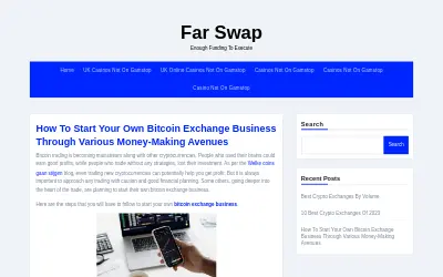 Website screenshot of FarSwap (2026-05-30)