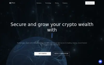 Website screenshot of Mixin (2026-05-23)