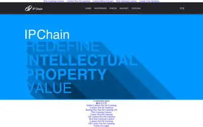 Website screenshot of IPChain (2026-05-20)
