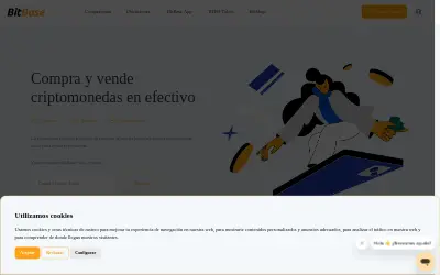 Website screenshot of BitBase Token (2026-05-30)