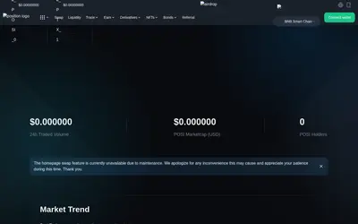 Website screenshot of Position Token (2026-05-22)