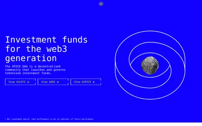 Website screenshot of SPICE (2026-04-25)