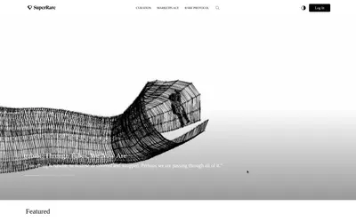 Website screenshot of SuperRare (2026-05-21)