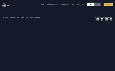 Website screenshot of Hashmasks (2026-05-22)