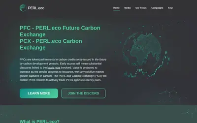 Website screenshot of onePERL (2026-04-20)