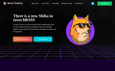 Website screenshot of Boss (2026-05-20)