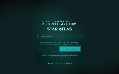 Website screenshot of Star Atlas DAO (2026-05-30)