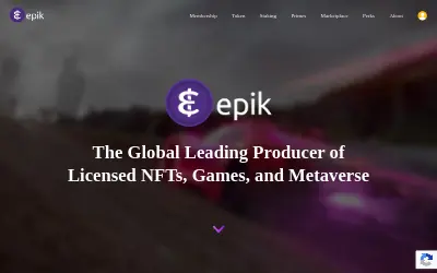 Website screenshot of Epik Prime (2026-05-24)