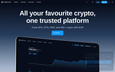 Website screenshot of Cronos (2026-05-20)