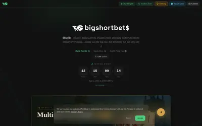 Website screenshot of bigshortbets (2026-05-21)