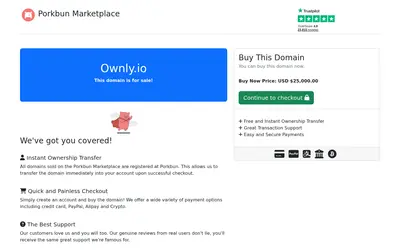 Website screenshot of Ownly (2026-05-22)