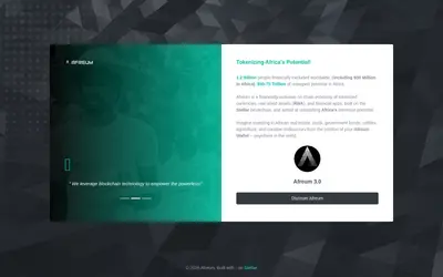 Website screenshot of Afreum (2026-04-25)