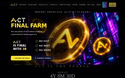 Website screenshot of Acet (2026-05-30)